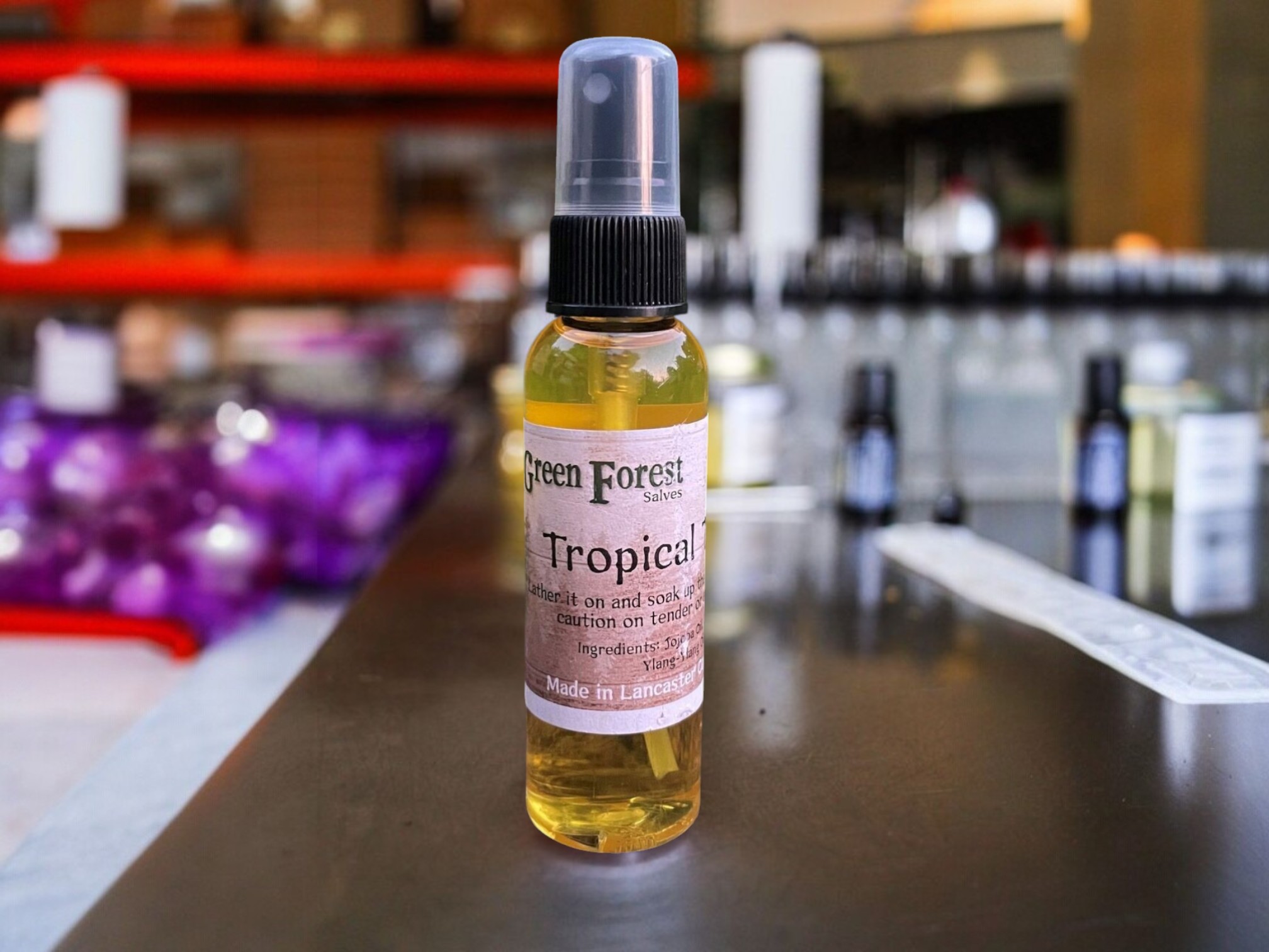 Tropical Tanning Oil Spray: 2oz