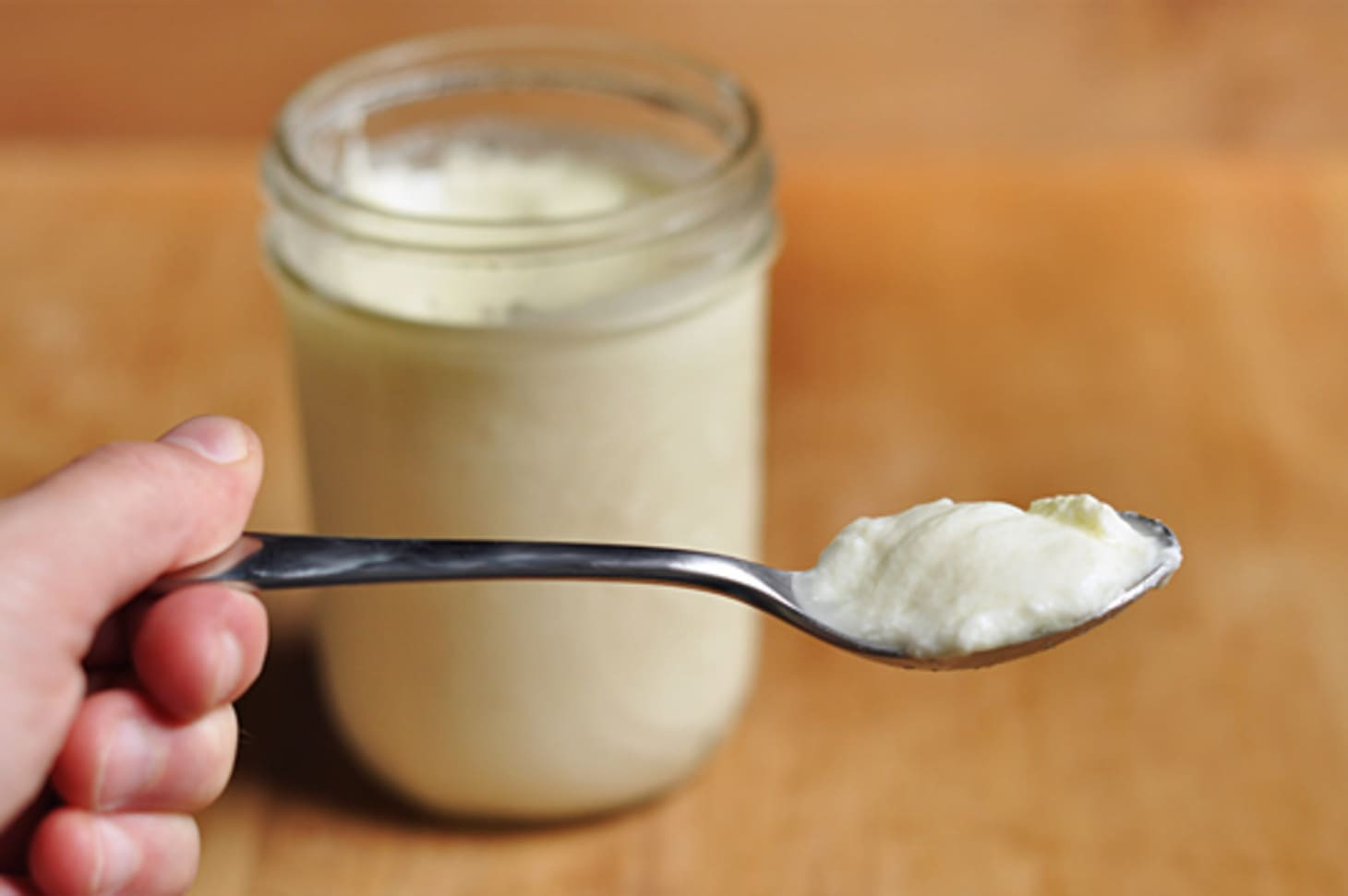 Cow Yogurt, Cream Top: quart in glass