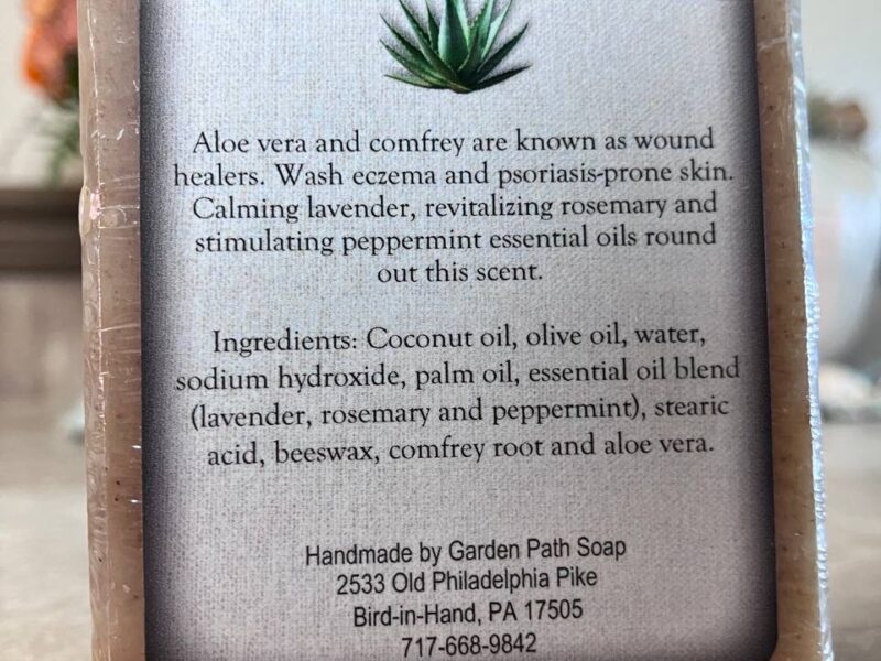 Aloe and Comfrey Bar Soap