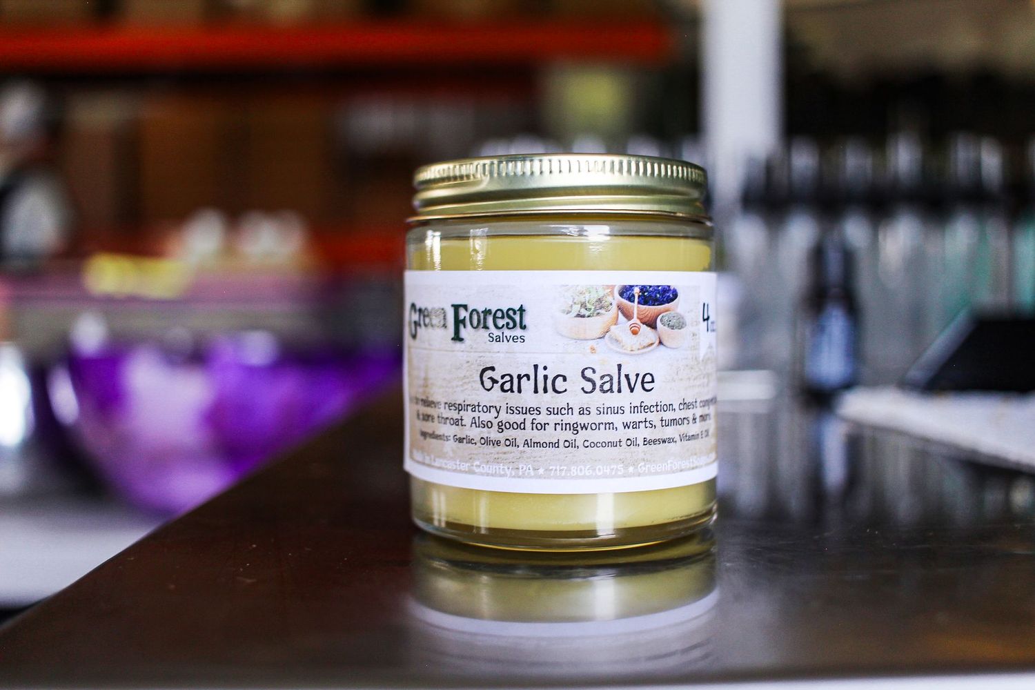 Garlic Salve: 4oz